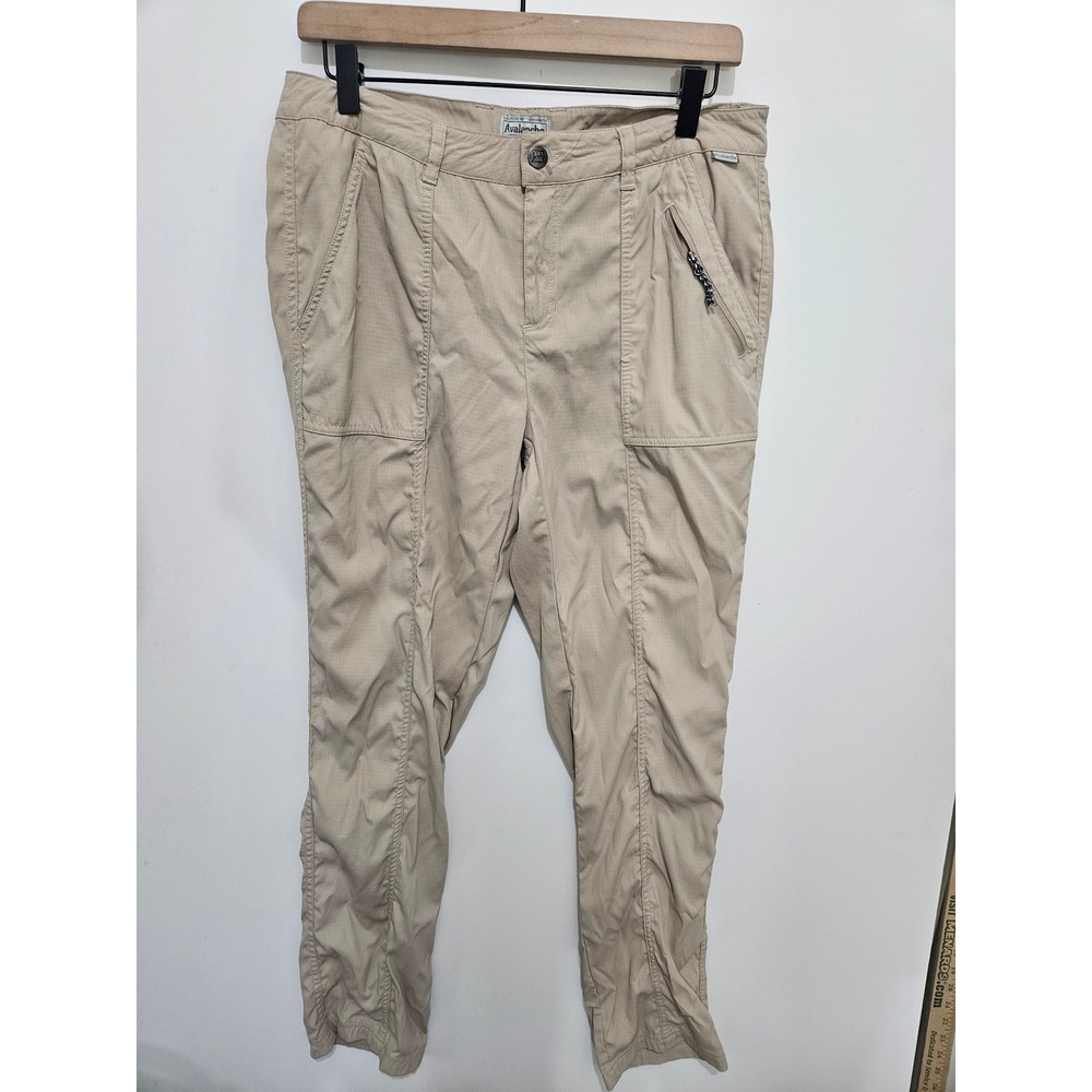 Avalanche Outdoor Supply Co Womens Khaki Ripstop‎ Hiking Pants Tan Size M